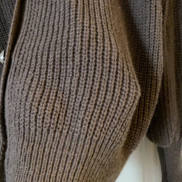 New Women Casual Sweater Drop Shoulder Knitted Button Front Cardigan - Picture 5 of 10